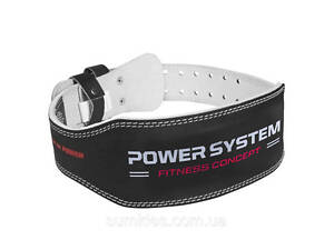 Пояс для важкої атлетики Power System PS-3100 Power шкіряний Black XL