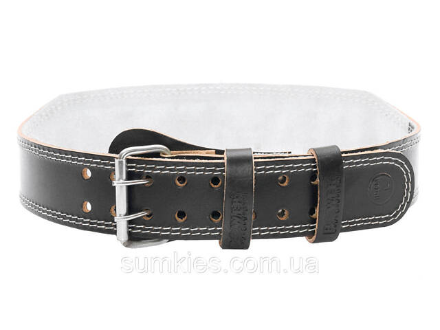 Пояс для важкої атлетики Power System PS-3100 Power шкіряний Black XL - Фото 3