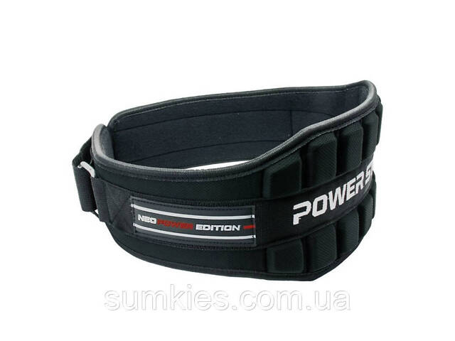 Пояс для важкої атлетики Power System PS-3230 Neo Power неопреновий Black/Red S - Фото 3