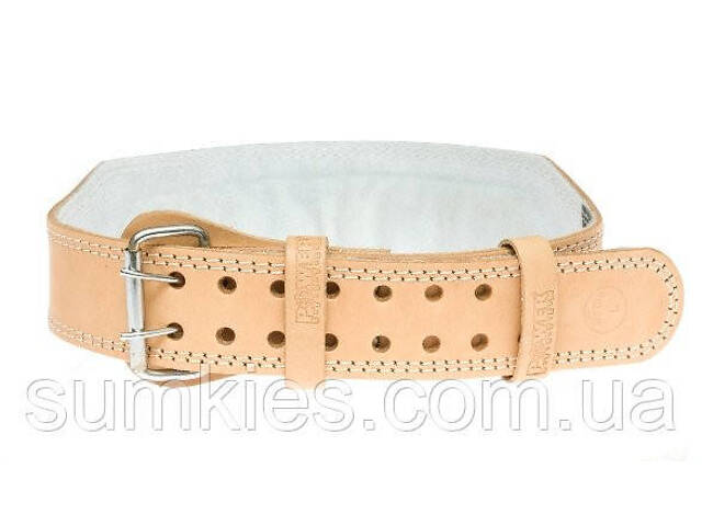 Пояс для важкої атлетики Power System PS-3000 Power Natural шкіряний XXL - Фото 2