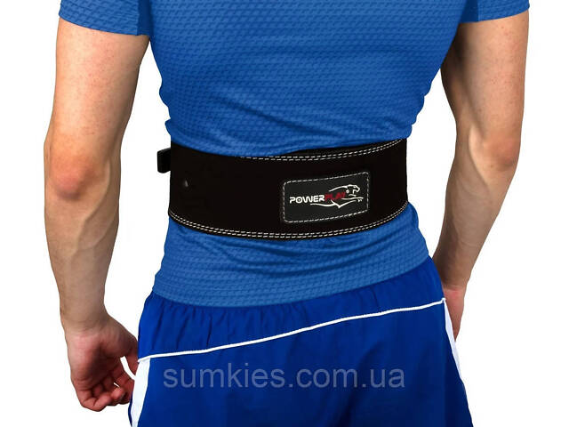 Пояс для важкої атлетики PowerPlay 5175 Чорно-Помаранчевий XL - Фото 7