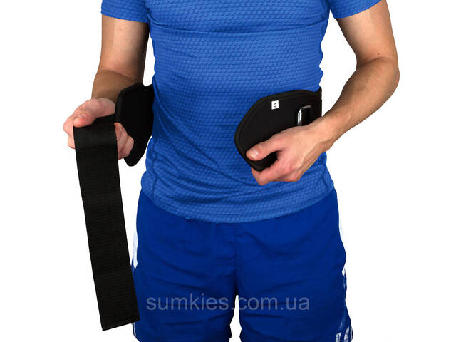 Пояс для важкої атлетики PowerPlay 5535 неопреновий Чорний XL - Фото 4