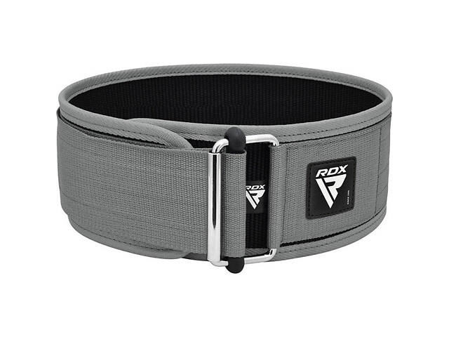 Пояс для важкої атлетики RDX RX1 Weight Lifting Belt Grey XL - Фото 3