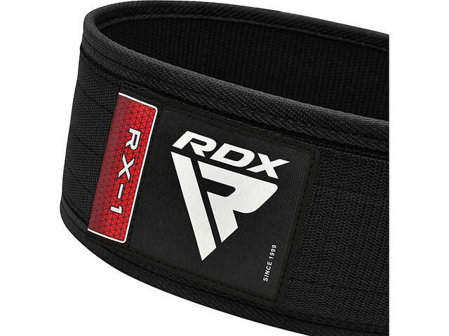 Пояс для важкої атлетики RDX RX1 Weight Lifting Belt Black S - Фото 5
