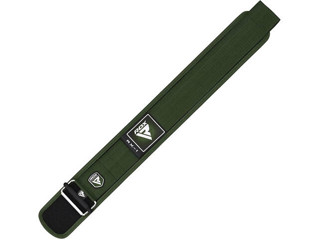 Пояс для важкої атлетики RDX RX1 Weight Lifting Belt Army Green L - Фото 7