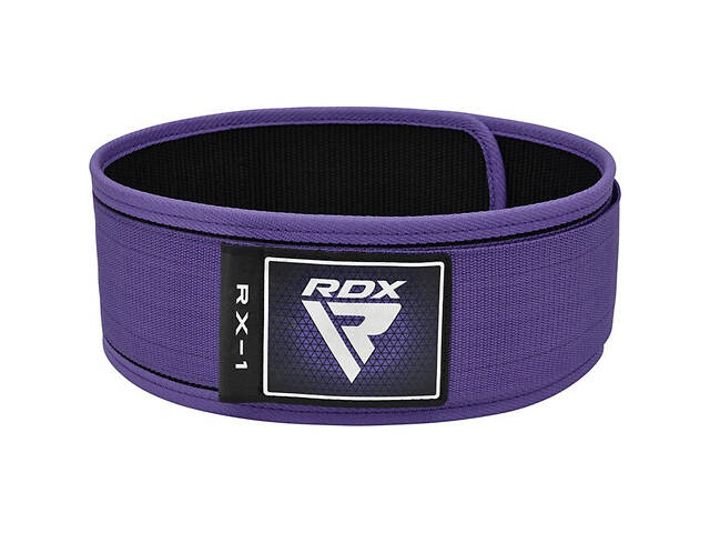 Пояс для важкої атлетики RDX RX1 Weight Lifting Belt Purple XS - Фото 1