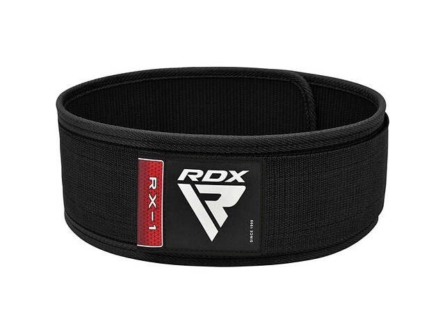 Пояс для важкої атлетики RDX RX1 Weight Lifting Belt Black XL - Фото 1