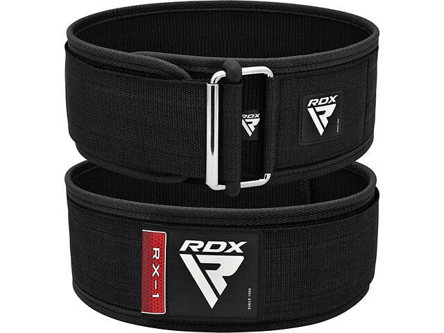 Пояс для важкої атлетики RDX RX1 Weight Lifting Belt Black XL - Фото 3