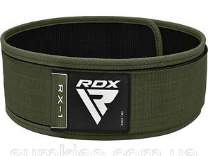 Пояс для важкої атлетики RDX RX1 Weight Lifting Belt Army Green S