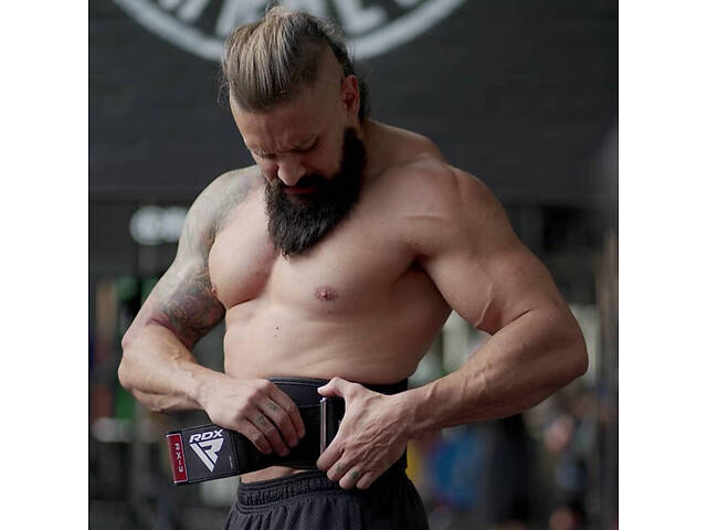 Пояс для важкої атлетики RDX RX3 EVA Curve неопреновий Army Green L - Фото 10