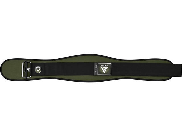 Пояс для важкої атлетики RDX RX3 EVA Curve неопреновий Army Green L - Фото 9