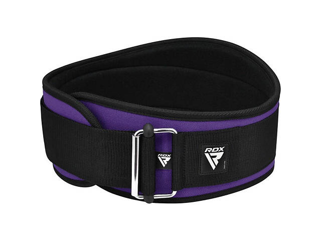 Пояс для важкої атлетики RDX RX3 EVA Curve неопреновий PURPLE-S - Фото 2