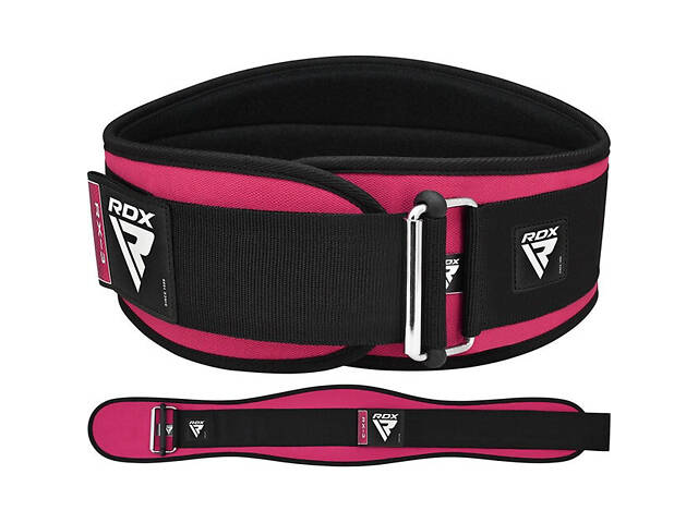 Пояс для важкої атлетики RDX RX3 EVA Curve неопреновий SHARP PINK-S - Фото 1