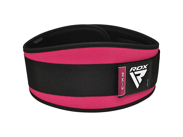 Пояс для важкої атлетики RDX RX3 EVA Curve неопреновий SHARP PINK-S - Фото 2