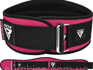 Пояс для важкої атлетики RDX RX3 EVA Curve неопреновий SHARP PINK-M