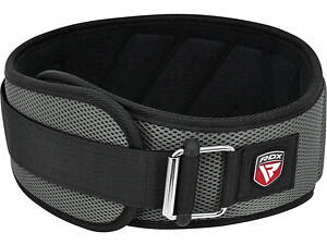Пояс для важкої атлетики RDX RX4 EVA Curve неопреновий Grey S