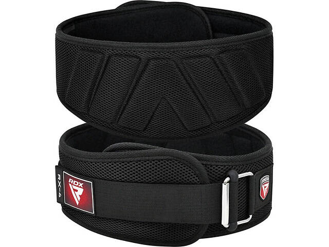 Пояс для важкої атлетики RDX RX4 EVA Curve неопреновий Black XL - Фото 4