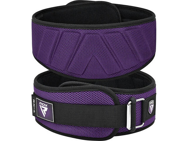 Пояс для важкої атлетики RDX RX4 EVA Curve неопреновий PURPLE S - Фото 3