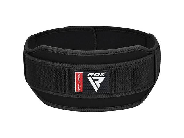 Пояс для тяжелой атлетики RDX RX5 Double Belt неопреновый Black S - Фото 9