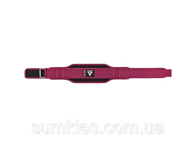 Пояс для важкої атлетики RDX RX5 Double Belt неопреновий Pink S - Фото 2