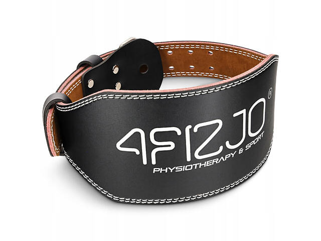 Пояс для важкої атлетики 4FIZJO шкіряний Size L Black (P-5905973404310) - Фото 1