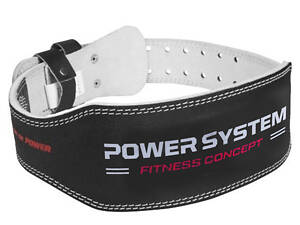 Пояс для важкої атлетики Power System PS-3100 Power шкіряний Black XL