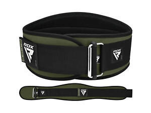 Пояс для важкої атлетики RDX RX3 EVA Curve неопреновий Army Green L