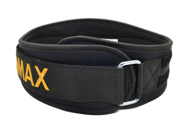 Пояс для важкої атлетики MadMax MFB-313 Body Conform неопреновий Black S - Фото 3