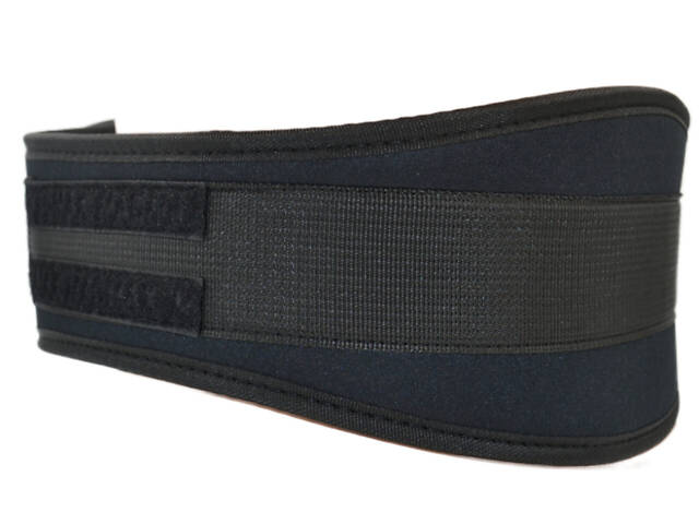 Пояс для важкої атлетики MadMax MFB-313 Body Conform неопреновий Black S - Фото 4