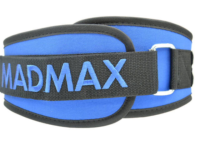 Пояс для важкої атлетики MadMax MFB-421 Simply the Best неопреновий Blue L - Фото 5