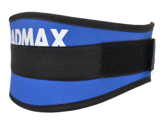 Пояс для важкої атлетики MadMax MFB-421 Simply the Best неопреновий Blue L - Фото 2