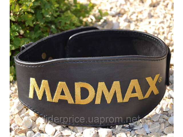 Пояс для важкої атлетики MadMax MFB-999 Restless & Wild Black XXL, Оригінал! - Фото 2