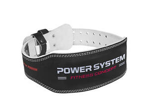 Пояс для важкої атлетики Power System PS-3100 Power шкіряний Black L