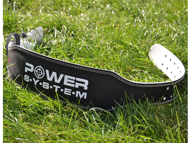 Пояс для важкої атлетики Power System PS-3250 Power Basic шкіряний Black XL - Фото 5