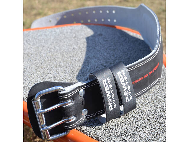 Пояс для важкої атлетики Power System PS-3250 Power Basic шкіряний Black XL - Фото 10