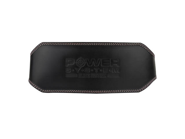Пояс для важкої атлетики Power System PS-3030 Elite Edition шкіряний Black XL - Фото 2
