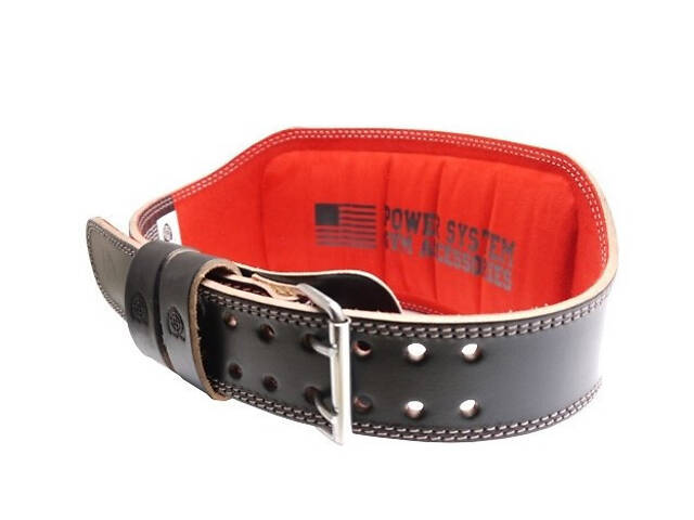 Пояс для важкої атлетики Power System PS-3030 Elite Edition шкіряний Black XL - Фото 5