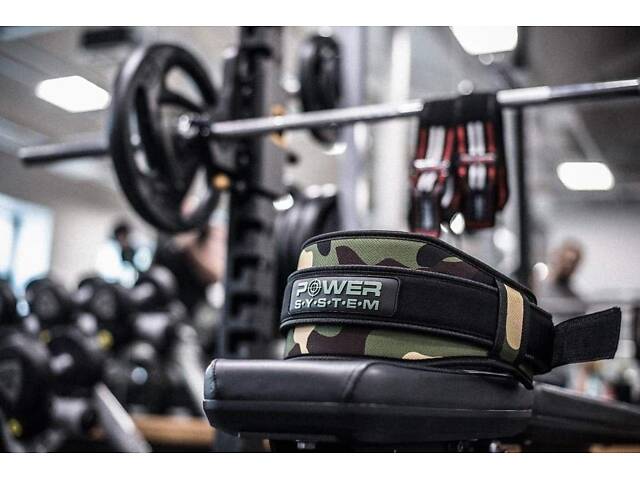 Пояс для важкої атлетики Power System PS-3220 Predator неопреновий Камуфляж S - Фото 10