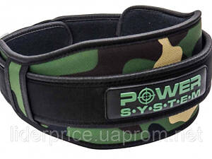 Пояс для важкої атлетики Power System PS-3220 Predator неопреновий Камуфляж S, Оригінал!