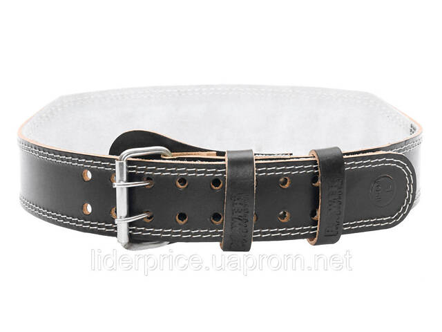 Пояс для важкої атлетики Power System PS-3100 Power шкіряний Black XL, Оригінал! - Фото 3