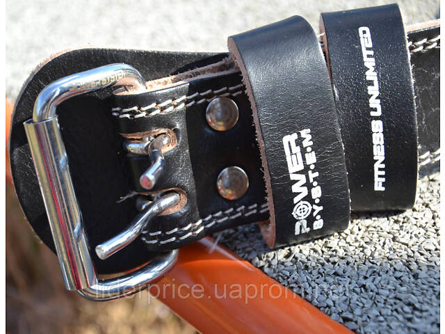 Пояс для важкої атлетики Power System PS-3100 Power шкіряний Black XL, Оригінал! - Фото 9