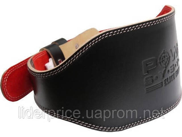 Пояс для важкої атлетики Power System PS-3030 Elite Edition шкіряний Black L, Оригінал! - Фото 1