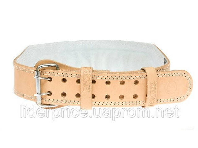 Пояс для важкої атлетики Power System PS-3000 Power Natural шкіряний S, Оригінал! - Фото 2