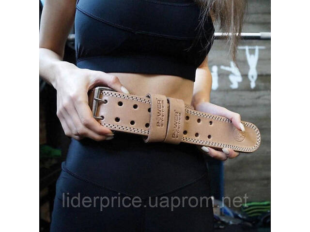 Пояс для важкої атлетики Power System PS-3000 Power Natural шкіряний S, Оригінал! - Фото 4