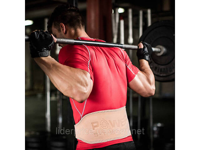 Пояс для важкої атлетики Power System PS-3000 Power Natural шкіряний S, Оригінал! - Фото 5