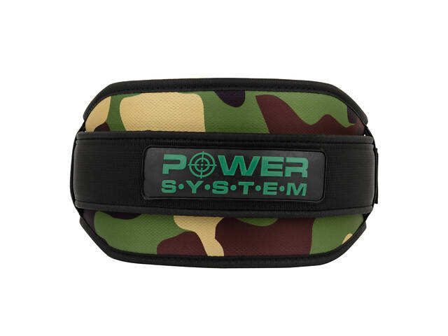 Пояс для важкої атлетики Power System PS-3220 Predator неопреновий Камуфляж S - Фото 3