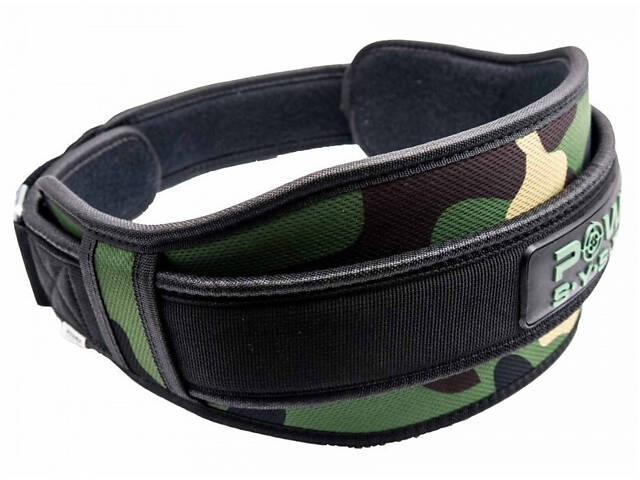 Пояс для важкої атлетики Power System PS-3220 Predator неопреновий Камуфляж S - Фото 5