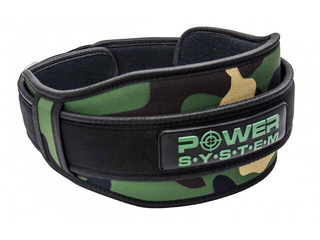 Пояс для важкої атлетики Power System PS-3220 Predator неопреновий Камуфляж S - Фото 1