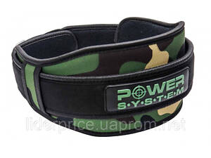 Пояс для тяжелой атлетики Power System PS-3220 Predator неопреновый Камуфляж XL, Оригинал!