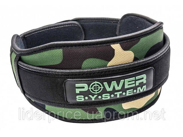 Пояс для важкої атлетики Power System PS-3220 Predator неопреновий Камуфляж S, Оригінал! - Фото 2
